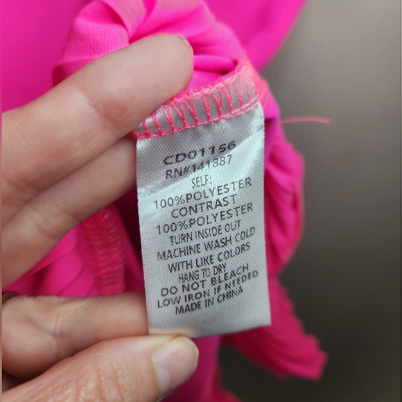 TCEC Pink Ruffle Dress - Picture 3 of 10